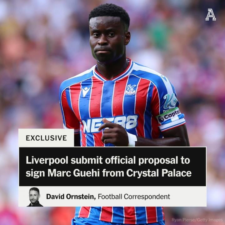 开云体育下载-TA：利物浦正式报价格伊，金额3500万镑水晶宫还未回复